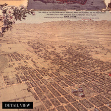 Load image into Gallery viewer, Digitally Restored and Enhanced 1901 San Jose California Map Canvas - Canvas Wrap Vintage San Jose Wall Art - Old San Jose Poster - History Map of San Jose CA - Bird's Eye View of San Jose CA Map