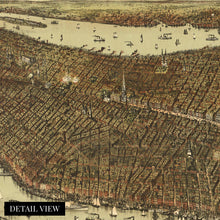 Load image into Gallery viewer, Digitally Restored and Enhanced - 1892 New York and Brooklyn Map Canvas - Canvas Wrap Vintage New York City Wall Art - Restored NYC Map - Old Map of New York & Brooklyn Poster - Historic NYC Wall Poster