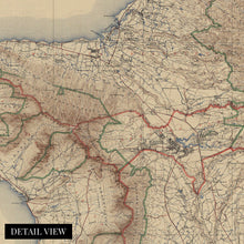 Load image into Gallery viewer, Digitally Restored and Enhanced 1938 Oahu Hawaii Map Canvas - Canvas Wrap Vintage Oahu Wall Art - Old Map of Oahu Hawaii Poster - Historic Topographic Map of Oahu Poster - City & County of Honolulu HI