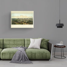 Load image into Gallery viewer, Digitally Restored and Enhanced 1867 Columbus Ohio Map Canvas - Canvas Wrap Vintage Columbus Map - Old Columbus Ohio Wall Art - History Map of Columbus Ohio Poster - Historic View of Columbus OH Map