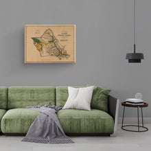Load image into Gallery viewer, Digitally Restored and Enhanced 1881 Oahu Hawaii Map Canvas Art - Canvas Wrap Vintage Map of Oahu Poster - Historic Hawaiian Map Poster - Old Oahu Wall Art - Restored Oahu Hawaiian Islands Map