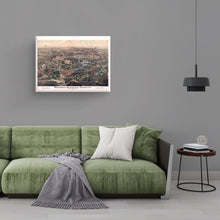 Load image into Gallery viewer, Digitally Restored and Enhanced 1897 Nashville Map Canvas - Canvas Wrap Vintage Nashville Wall Art - Old Nashville Map Poster - Historic Nashville TN Map - Centennial Exposition Map of Nashville TN
