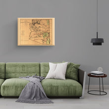 Load image into Gallery viewer, Digitally Restored and Enhanced 1876 Arizona Map Canvas - Canvas Wrap Vintage Arizona Map - Old Arizona Wall Art - History Map of Arizona Territory