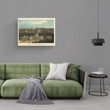 Load image into Gallery viewer, Digitally Restored and Enhanced 1871 Washington DC Map Canvas - Canvas Wrap Vintage Washington DC Map Print - History Map of Washington DC Wall Art - Old Bird's Eye View Map of Washington DC Poster