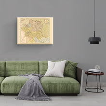 Cargar imagen en el visor de la galería, Digitally Restored and Enhanced 1770 Poland Map Canvas Art - Canvas Wrap Vintage Map of Lithuania - Old Poland Wall Art - Kingdom of Poland Map Poster and the Grand Dutchy of Lithuania Map History