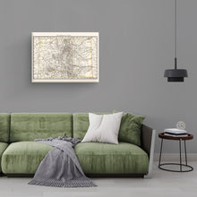 Load image into Gallery viewer, Digitally Restored and Enhanced 1879 Colorado Map Canvas - Canvas Wrap Vintage Colorado Map Poster - Old Colorado Wall Art - History Map of Colorado