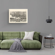 Load image into Gallery viewer, Digitally Restored and Enhanced 1882 Plymouth MA Map Canvas Art - Canvas Wrap Vintage Plymouth Massachusetts Poster - History Map of Massachusetts