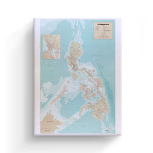 Load image into Gallery viewer, Digitally Restored and Enhanced 1990 Philippines Map Canvas Art - Canvas Wrap Vintage Philippines Map Poster - Old Map of the Philippines Wall Art - Historic Philippines Wall Map Print
