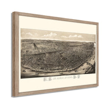 Cargar imagen en el visor de la galería, Digitally Restored and Enhanced 1895 Saint Louis Missouri Map - Framed Vintage St Louis Wall Art - History Map of St Louis MO Poster