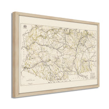 Load image into Gallery viewer, Digitally Restored and Enhanced 1919 Arizona New Mexico Map - Framed Vintage Arizona Wall Art - History Map of New Mexico and Arizona