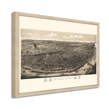 Cargar imagen en el visor de la galería, Digitally Restored and Enhanced 1895 Saint Louis Missouri Map - Framed Vintage St Louis Wall Art - History Map of St Louis MO Poster