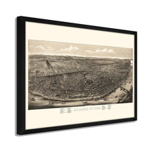Cargar imagen en el visor de la galería, Digitally Restored and Enhanced 1895 Saint Louis Missouri Map - Framed Vintage St Louis Wall Art - History Map of St Louis MO Poster