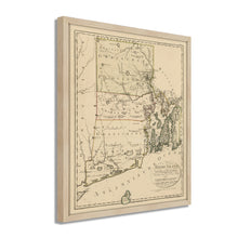 Cargar imagen en el visor de la galería, Digitally Restored and Enhanced 1797 Map of Rhode Island - Framed Vintage Rhode Island State Map - Old Rhode Island Poster - Historic RI Map - Restored Rhode Island Wall Art