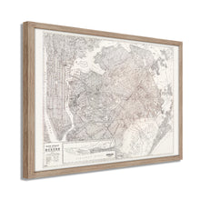 Cargar imagen en el visor de la galería, Digitally Restored and Enhanced 1922 Queens New York Map - Framed Vintage New York City Wall Art - Old Queens Map Poster - Historic Queens Wall Art - Restored New York City Poster