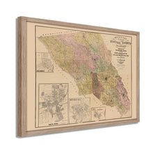 Cargar imagen en el visor de la galería, Digitally Restored and Enhanced 1900 Sonoma County Map - Framed Vintage Sonoma California Wall Map - History Map of Sonoma County CA