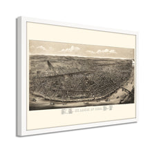 Cargar imagen en el visor de la galería, Digitally Restored and Enhanced 1895 Saint Louis Missouri Map - Framed Vintage St Louis Wall Art - History Map of St Louis MO Poster