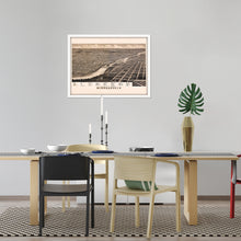 Cargar imagen en el visor de la galería, Digitally Restored and Enhanced 1879 Minneapolis Map Poster - Framed Vintage Minneapolis Minnesota Map Print - Old City of Minneapolis Wall Art - History Map of Minneapolis MN