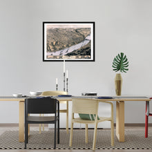 Load image into Gallery viewer, Digitally Restored and Enhanced 1869 Kansas City Map - Framed Vintage Kansas City Wall Art - History Map of Kansas City Missouri