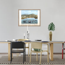 Cargar imagen en el visor de la galería, Digitally Restored and Enhanced 1884 San Francisco Map Print - Framed Vintage San Francisco Wall Art - Map of San Francisco Poster Formerly Yerba Buena - San Francisco Framed Wall Art