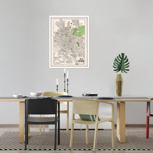 Load image into Gallery viewer, Digitally Restored and Enhanced 1924 Bexar County Map Print - Framed Vintage San Antonio Map Poster - Restored San Antonio Wall Art - Historic Bexar County Map of San Antonio TX
