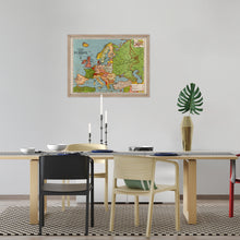 Load image into Gallery viewer, Digitally Restored and Enhanced 1925 Europe Map Poster - Framed Vintage Map of Europe - Old Map of Europe Wall Art - Restored Europe Wall Map - Bacon's Standard Poster Map Of Europe