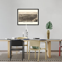 Cargar imagen en el visor de la galería, Digitally Restored and Enhanced 1895 Saint Louis Missouri Map - Framed Vintage St Louis Wall Art - History Map of St Louis MO Poster