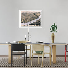 Load image into Gallery viewer, Digitally Restored and Enhanced 1869 Kansas City Map - Framed Vintage Kansas City Wall Art - History Map of Kansas City Missouri