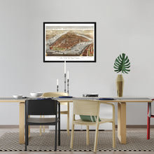 Load image into Gallery viewer, Digitally Restored and Enhanced 1876 Map of New York City Poster - Framed Vintage New York Map Print - Old New York Wall Art - Restored NYC Map - Historic Wall Map of New York City