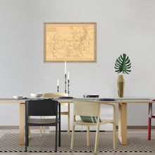 Load image into Gallery viewer, Digitally Restored and Enhanced 1867 New Mexico State Map - Framed Vintage New Mexico Map Poster - Old New Mexico Wall Map - Territory & Military Department of New Mexico Wall Art