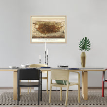 Load image into Gallery viewer, Digitally Restored and Enhanced 1878 San Francisco City Map Poster - Framed Vintage San Francisco Wall Art - Map of San Francisco Poster - Bird's Eye View of San Francisco Map Print