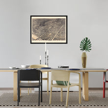 Cargar imagen en el visor de la galería, Digitally Restored and Enhanced 1887 Map of Austin Texas Poster - Framed Vintage Austin Texas Wall Art - Old City of Austin Texas Map - Bird's Eye View of Austin TX Map History