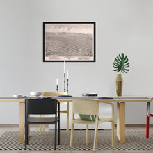 Load image into Gallery viewer, Digitally Restored and Enhanced 1875 Utah Map Poster - Framed Vintage Salt Lake City Map - Old Utah Wall Map - Restored Utah Wall Art - Bird's Eye View of Salt Lake City Utah Poster