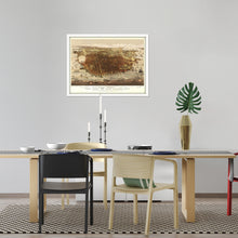 Load image into Gallery viewer, Digitally Restored and Enhanced 1878 San Francisco City Map Poster - Framed Vintage San Francisco Wall Art - Map of San Francisco Poster - Bird's Eye View of San Francisco Map Print