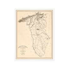 Load image into Gallery viewer, Digitally Restored and Enhanced 1825 Greenville County South Carolina Map - Framed Vintage Map of Greenville SC - History Map of Greenville District South Carolina Wall Art Poster