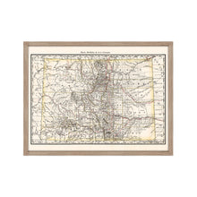 Cargar imagen en el visor de la galería, Digitally Restored and Enhanced 1879 Map of Colorado Poster - Framed Vintage Colorado Map Poster - History Map of Colorado Wall Art
