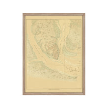 Load image into Gallery viewer, Digitally Restored and Enhanced 1780 Charleston South Carolina Map - Framed Vintage Charleston Wall Art - Old Map of Charleston SC Poster - The Investiture of Charleston Map Print