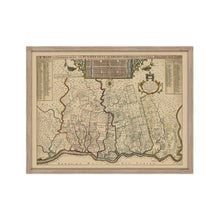 Cargar imagen en el visor de la galería, Digitally Restored and Enhanced 1687 Map of Pennsylvania Poster - Framed Vintage Pennsylvania Map - Old Pennsylvania Wall Art - Restored Pennsylvania Map of Philadelphia Region