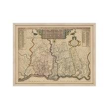 Cargar imagen en el visor de la galería, Digitally Restored and Enhanced 1687 Map of Pennsylvania Poster - Framed Vintage Pennsylvania Map - Old Pennsylvania Wall Art - Restored Pennsylvania Map of Philadelphia Region