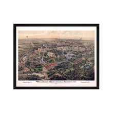 Cargar imagen en el visor de la galería, Digitally Restored and Enhanced 1897 Map of Nashville TN - Framed Vintage Nashville Map Poster - Old Nashville Wall Art - Centennial Exposition History Map of Nashville Tennessee