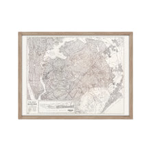 Cargar imagen en el visor de la galería, Digitally Restored and Enhanced 1922 Queens New York Map - Framed Vintage New York City Wall Art - Old Queens Map Poster - Historic Queens Wall Art - Restored New York City Poster