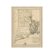 Cargar imagen en el visor de la galería, Digitally Restored and Enhanced 1797 Map of Rhode Island - Framed Vintage Rhode Island State Map - Old Rhode Island Poster - Historic RI Map - Restored Rhode Island Wall Art