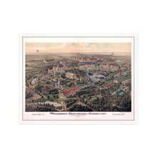 Cargar imagen en el visor de la galería, Digitally Restored and Enhanced 1897 Map of Nashville TN - Framed Vintage Nashville Map Poster - Old Nashville Wall Art - Centennial Exposition History Map of Nashville Tennessee