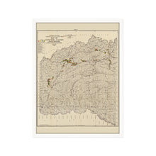 Load image into Gallery viewer, Digitally Restored and Enhanced 1900 Choctaw Nation of Oklahoma Map - Framed Vintage Oklahoma Map Poster - Historic Oklahoma Wall Art - Map of Choctaw Nation Indian Territory Oklahoma