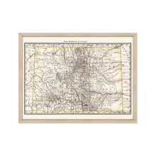 Cargar imagen en el visor de la galería, Digitally Restored and Enhanced 1879 Map of Colorado Poster - Framed Vintage Colorado Map Poster - History Map of Colorado Wall Art