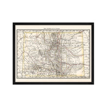 Cargar imagen en el visor de la galería, Digitally Restored and Enhanced 1879 Map of Colorado Poster - Framed Vintage Colorado Map Poster - History Map of Colorado Wall Art