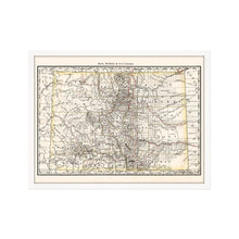 Cargar imagen en el visor de la galería, Digitally Restored and Enhanced 1879 Map of Colorado Poster - Framed Vintage Colorado Map Poster - History Map of Colorado Wall Art
