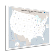 Load image into Gallery viewer, Digitally Restored and Enhanced 2008 United States Electoral College Votes by State Map Poster - Electoral College Poster - Electoral Map Poster - Presidents of the United States Poster Election Map