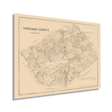 Cargar imagen en el visor de la galería, Digitally Restored and Enhanced 1880 Navarro County Texas Map Poster - Map of Navarro County Wall Art - Navarro County Texas Vintage Map History