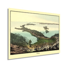 Load image into Gallery viewer, Digitally Restored and Enhanced 1850 Italy Map Print - Old Map of Italy Poster - Antique Map of Italy Wall Art - Italian Republic History Map of Europe