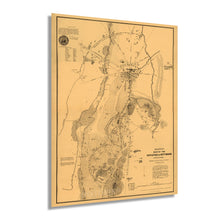 Load image into Gallery viewer, Digitally Restored and Enhanced 1863 Gettysburg Pennsylvania Map - Gettysburg Pennsylvania Vintage Map - Battle of Gettysburg Map - Gettysburg Civil War - Restored Gettysburg PA Battlefield Map